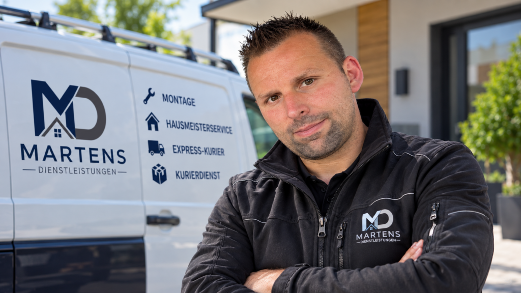 Malte Martens in einer Werkstatt